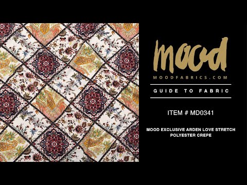 Stretch Polyester Crepe - Floral Patchwork - Ardent Love Print - Mood Exclusive Kenko Collection - Image 5 of 5