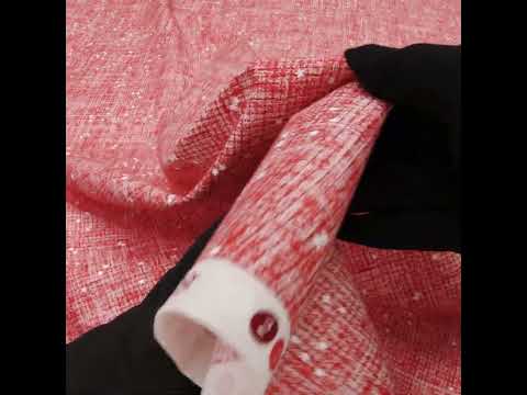 Printed Quilting Cotton by Ghazal Razavi for FIGO Studio - Orange Checks and Stars - Stash Collection - Image 7 of 7