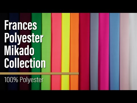 Polyester Mikado - Neon Pink - Frances Collection - Image 6 of 6