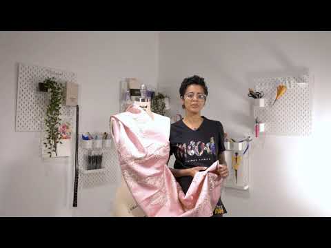 Metallic Gold Floral Luxury Brocade - Image 5 of 5