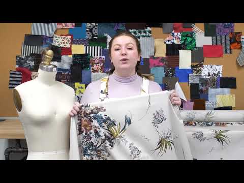 Cotton Voile Panel - Floral Band - Hera's Offering Print - Mood Exclusive Gaia Collection - Image 5 of 5