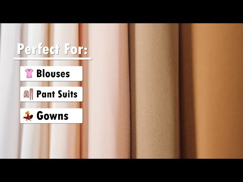 Silk 4-Ply Crepe 44" - Blush - Premium Collection - Image 7 of 7