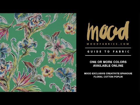 Cotton Poplin - Kelly Green Floral - Creativite Epanouie Print - Mood Exclusive Avenable Collection - Image 5 of 5