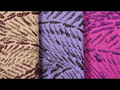 Metallic Wine and Gold Abstract Luxury Brocade - Image 6 of 6