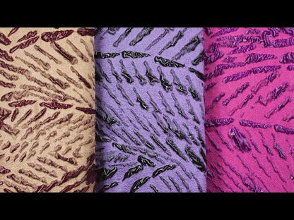 Metallic Wine and Gold Abstract Luxury Brocade