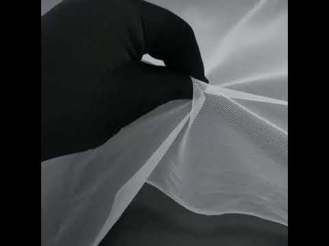 Soft Nylon Tulle - White - Leonardo Collection - Image 5 of 5