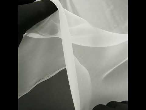 Silk Organza 44" - Whisper White - Premium Collection - Image 7 of 7