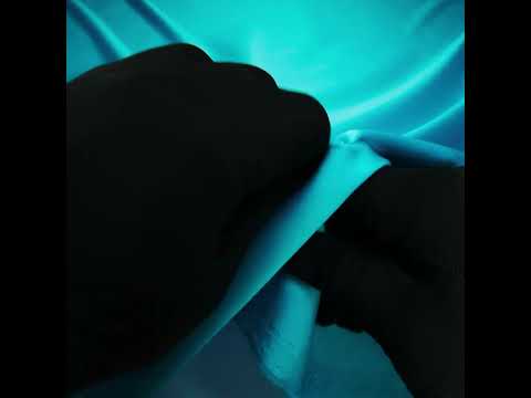 Polyester Satin - Baja Turquoise - Reverie Collection - Image 6 of 6