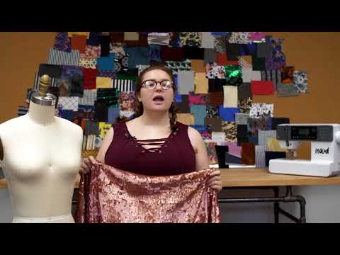 Stretch Velour with Sequins - Dusty Rose - Image 5 of 5