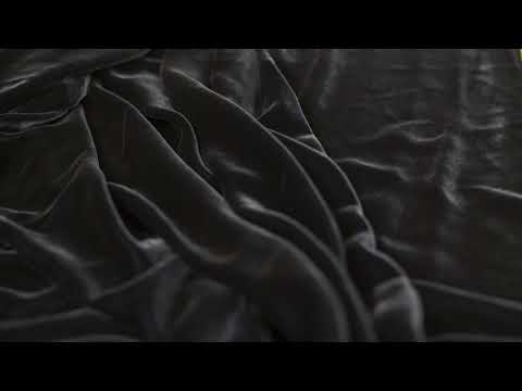 Soft Rayon-Silk Velvet - Caspian Blue - Cicero Collection - Image 5 of 5