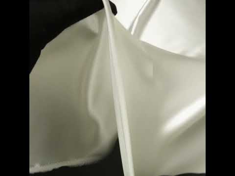 Silk Charmeuse 44" - Antique White - Premium Collection - Image 6 of 7
