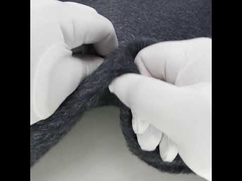 Fur-Like Alpaca and Wool Coating by Balenciaga - Heathered Silver and Black - Made in Italy - Image 6 of 6