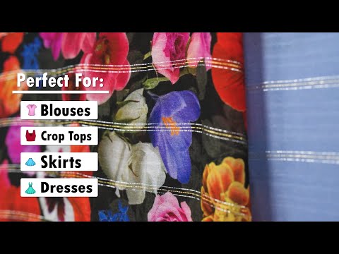 Mood Exclusive Blue Spotted Moth Orchid Metallic Pinstriped Viscose Dobby - Image 6 of 6
