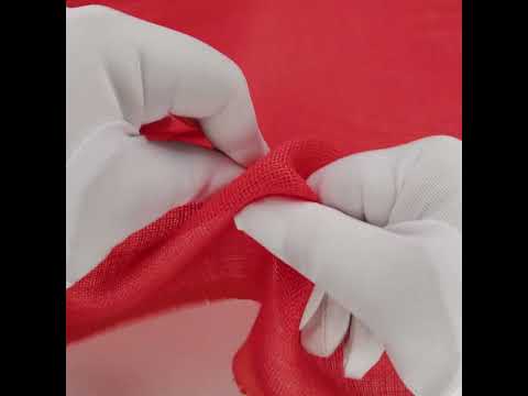 Loosely Woven Coral Linen - Image 5 of 5