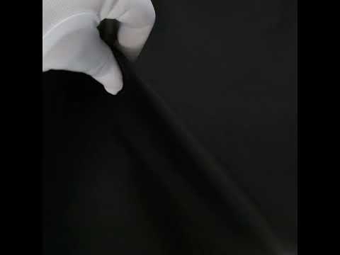 Black Stretch Cotton Twill - Image 5 of 5