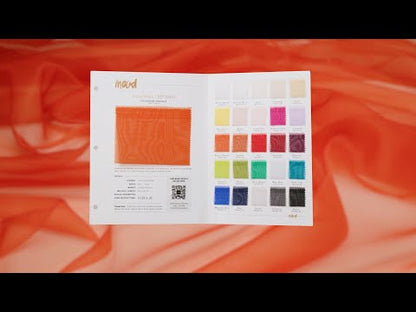 Color Card - Luscinia Premium Polyester Organza Collection - 8.5" x 11", 3-Hole