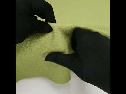 Boiled Wool Coating Fabric - Grass Green - Ketil Collection