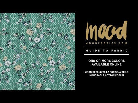 Cotton Poplin - Green Floral and Geometric - La Fortuna de lo Memorable Print - Mood Exclusive Avenable Collection - Image 5 of 5