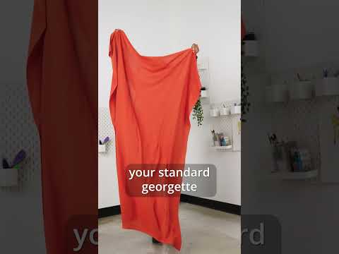 Polyester Double Georgette - Silver - Mimosa Collection by Mood - Image 8 of 8