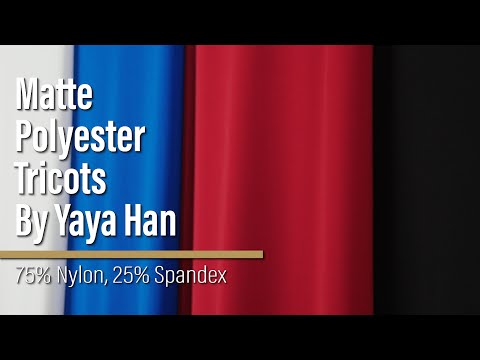 Yaya Han Matte Nylon Spandex Tricot Knit with 4-Way Stretch - Black - Cosplay Collection - Image 6 of 6