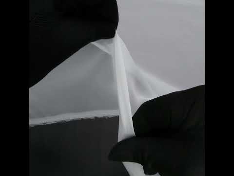 Polyester Chiffon - White - Regina Collection - Image 5 of 5