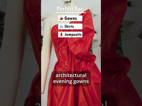 Polyester Taffeta Made in Italy - Fire - Premium Collection - Image 7 of 7