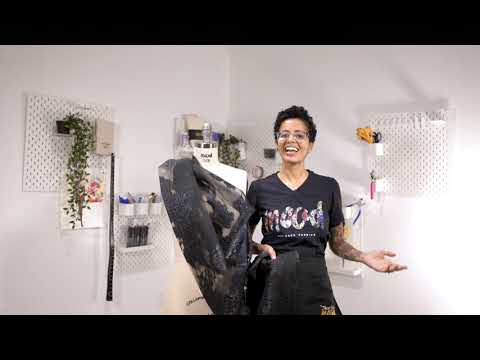 Metallic Black Abstract Luxury Burnout Brocade - Image 5 of 5