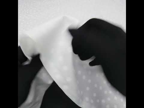 Printed Quilting Cotton by Ghazal Razavi for FIGO Studio - White on White Snow Ball - Dovetail Collection - Image 6 of 6