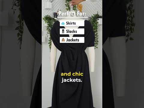 Double Wool Crepe - Black - Premium Collection - Image 5 of 5