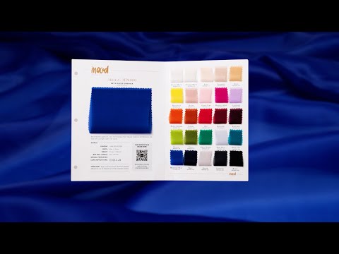 Color Card - Ardea Satin-Faced Organza Collection - 8.5" x 11", 3-Hole - Image 5 of 5