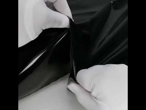 Lightweight Faux Patent Leather - Black - Fortaleza Collection - Image 5 of 5