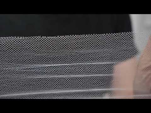 Diamond Net Nylon Tulle - White - Kaitlyn Collection - Image 5 of 5