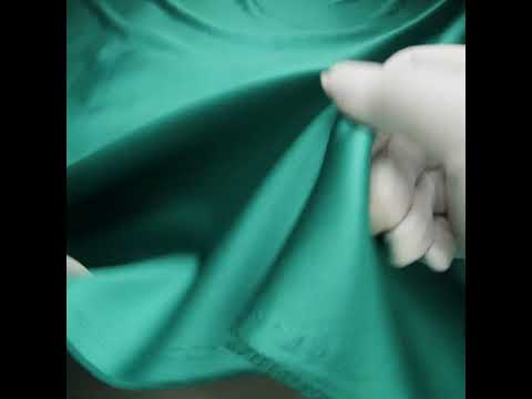 Polyester Satin - Teal Green - Reverie Collection - Image 5 of 5