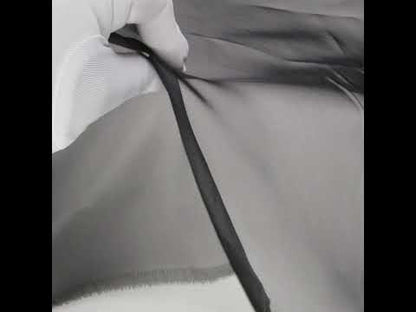 2-Ply Polyester Organza - Black - Zelda Collection
