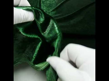 Metallic Velvet - Emerald Green - Ava Collection