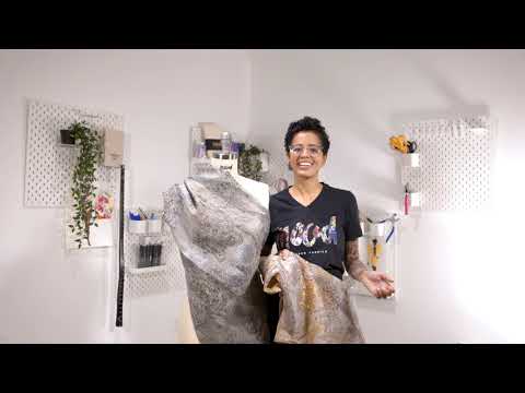 Metallic Antique Gold and Gray Floral Luxury Brocade - Image 5 of 5