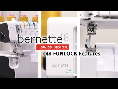 bernette 48 FUNLOCK - Combination Overlock, Chainstitch and Coverstitch Serger Sewing Machine