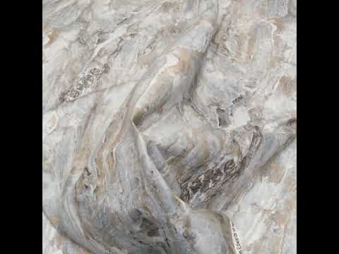 Stonehenge Quilting Cotton by Northcott - Warm Gray Marble 5 Stone Swirl - Surfaces Collection - Image 6 of 6