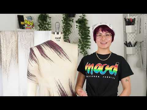 Metallic Black Sleek Streaks Luxury Burnout Brocade - Image 6 of 6