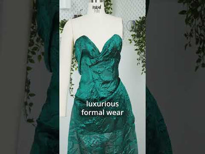 Luminous Teal Floral Lightweight Luxury Brocade