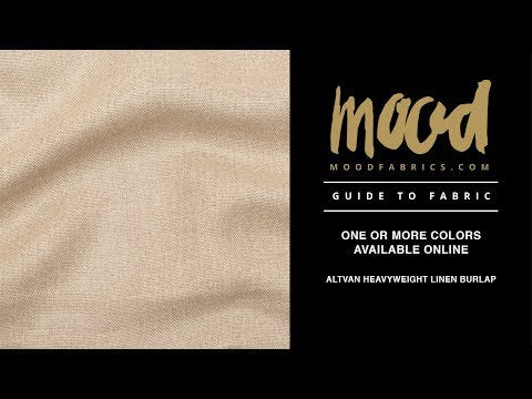 Altvan Black Heavyweight Linen Burlap - Image 5 of 5