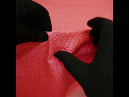 Puckered Novelty Jacketing - Coral Abstract - Edana Collection