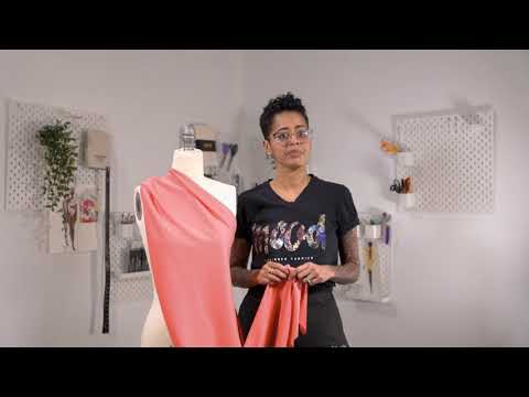 Polyester Pongee Knit Lining - Strawberry Pink - Luca Collection - Image 5 of 5