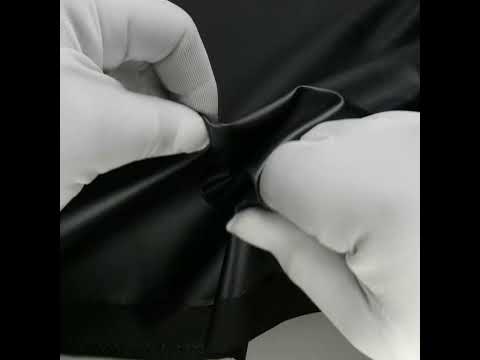 Stretch Pleather - Matte Black - Made in Italy - Image 5 of 5