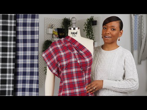 Navy, Cobalt, and White Plaid Cotton Flannel - Image 6 of 6