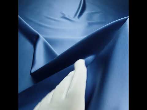 Polyester Satin - Bahama Blue - Reverie Collection - Image 6 of 6