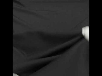 Italian Black Wool-Spandex Suiting