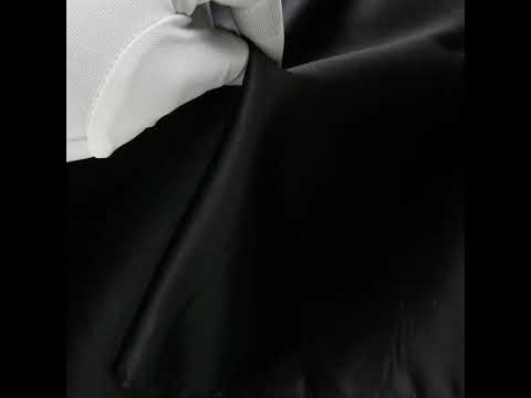 Polyester Duchess Satin - Black - Dominique Collection - Image 7 of 7