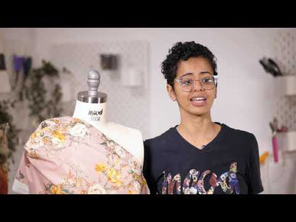 Cotton Voile - Pink and Orange Ornate Patchwork - Arabesco Print - Mood Exclusive Viso Collection