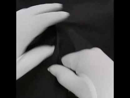 Lightweight Cotton Buckram Interfacing - Black - Deadstock